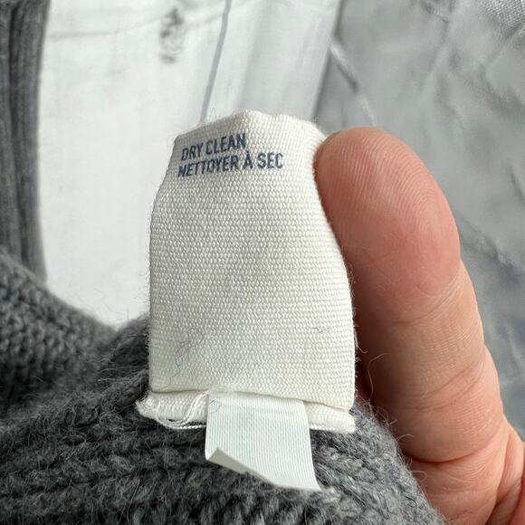 AEO American Eagle Outfitters (M) Womens Gray Knit Wool Blend Sweater Jacket - Picture 11 of 14